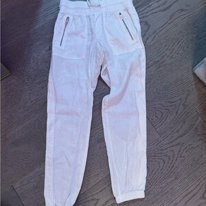 Athleta White Track Pants